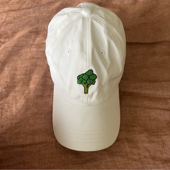 Broccoli Baseball Cap Embroidered Cotton Adjustable Dad Hat - Picture 6 of 6